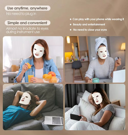 LED Light Therapy Facial Mask